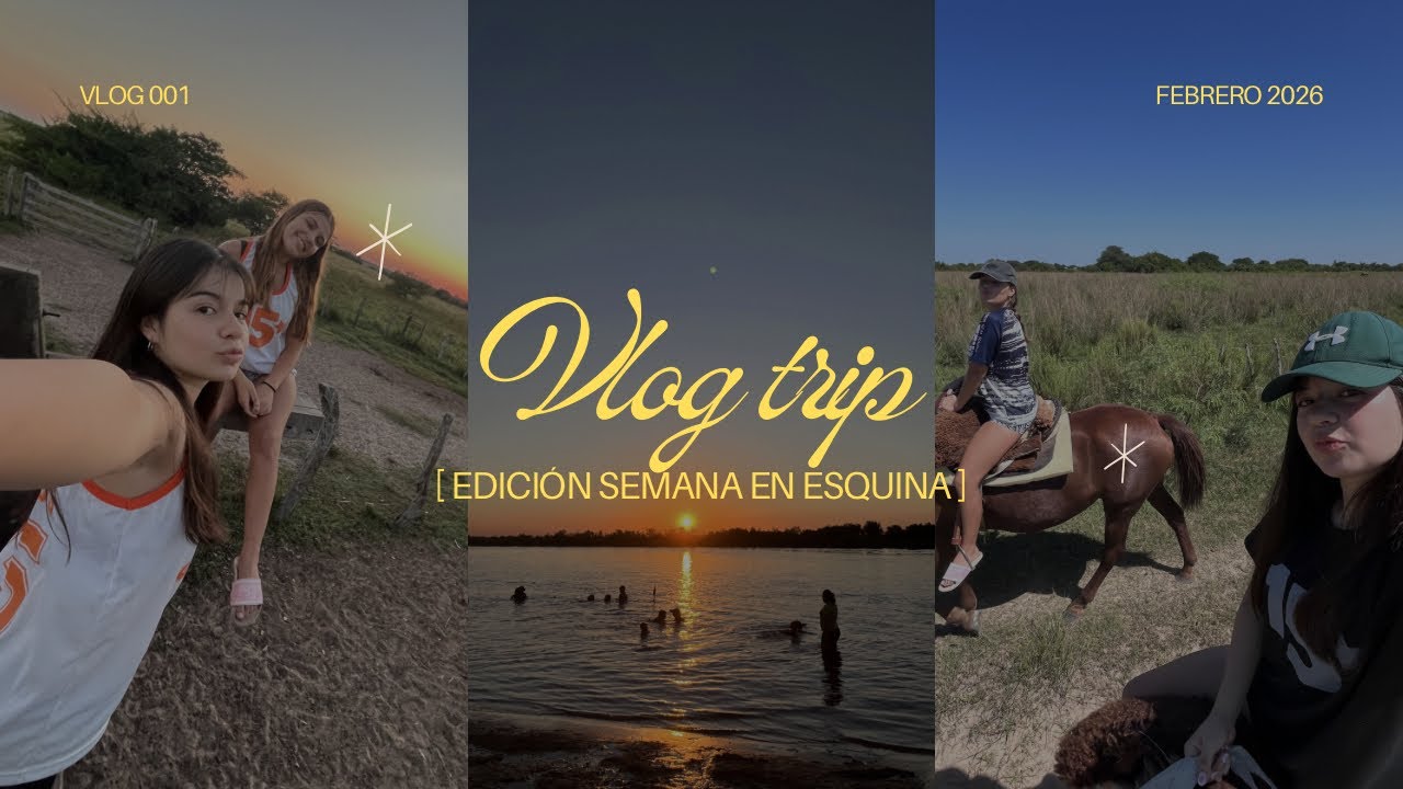 nuestro viaje a esquina | summer trip ☀️🤍
