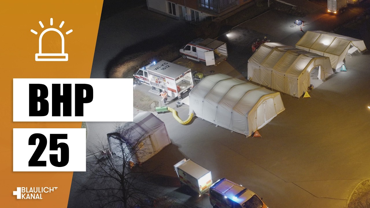 Behandlungsplatz 25 aufgebaut &ndash; So funktioniert der BHP25 im Katastrophenschutz