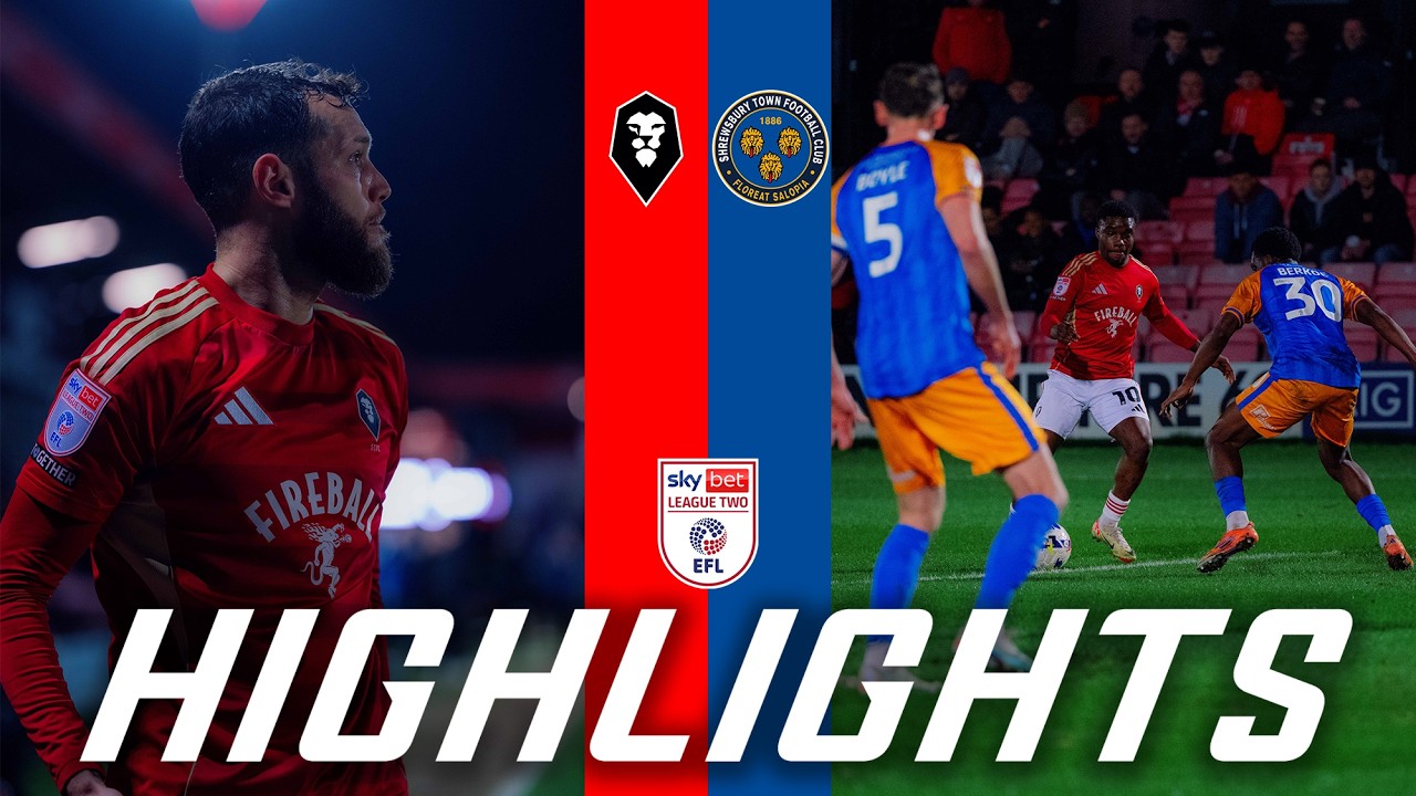 DEFEAT FOR SALFORD 😬 | Salford City 1-2 Shrewsbury Town | League Two Highlights