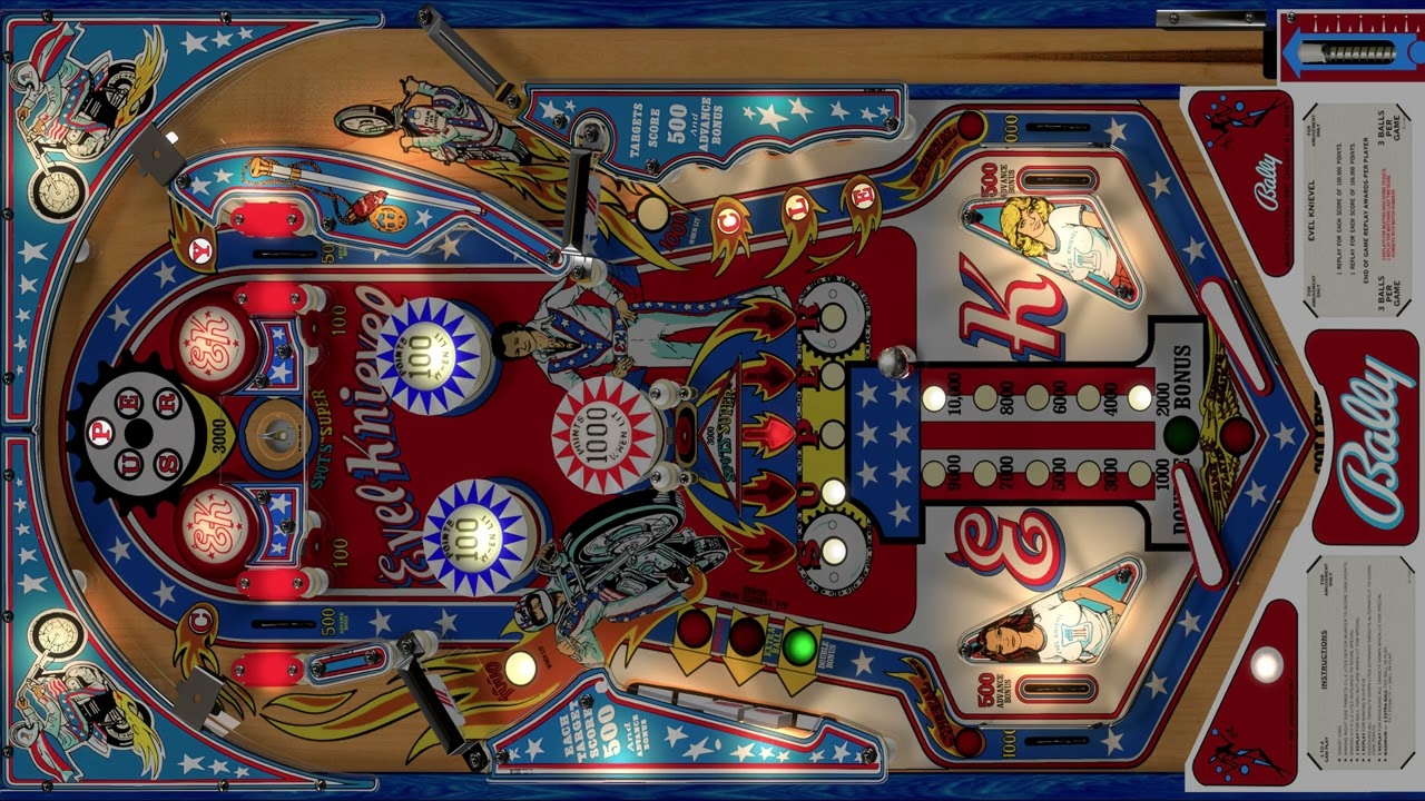 Evel Knievel (Bally 1977) VPX