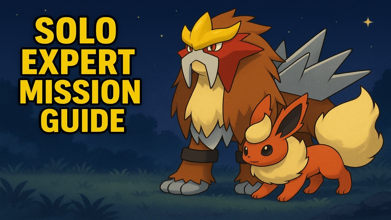 Entei EX & Flareon EX Secluded Springs Expert Solo Mission Guide! 100% Pokémon TCG Pocket