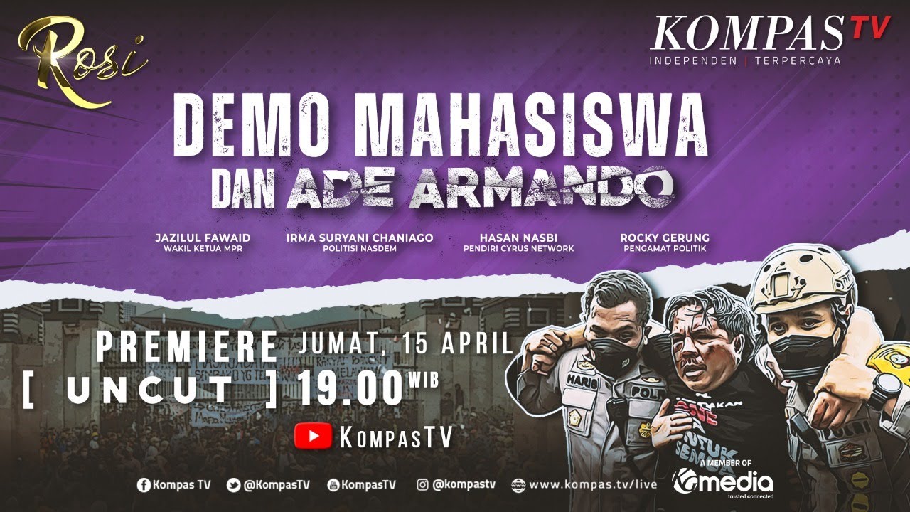 Demo Mahasiswa dan Ade Armando - ROSI