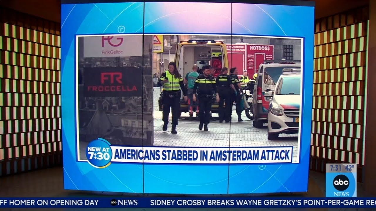 2 Americans among 5 injured in 'serious' stabbing attack in Amsterdam; suspect in custody: Police