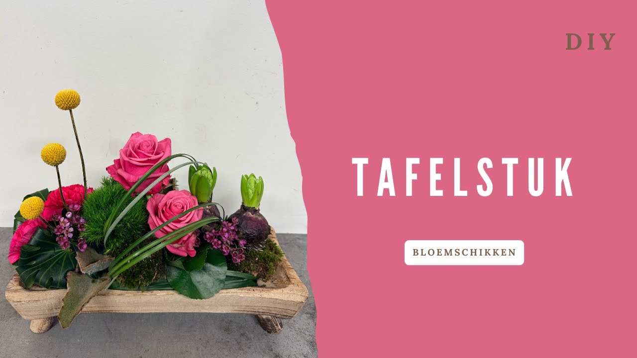 Voorjaarsbloemstuk 🌼| DIY | Cursus Bloemschikken #425| Carlein Tukkers