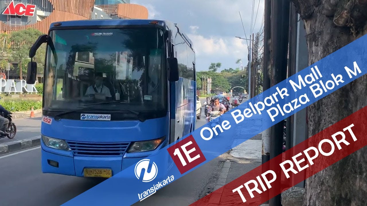 BETWEEN TWO JAKARTA MALLS FOR ONLY IDR3,500? | TransJakarta | 1E. One Belpark Mall to Plaza Blok M