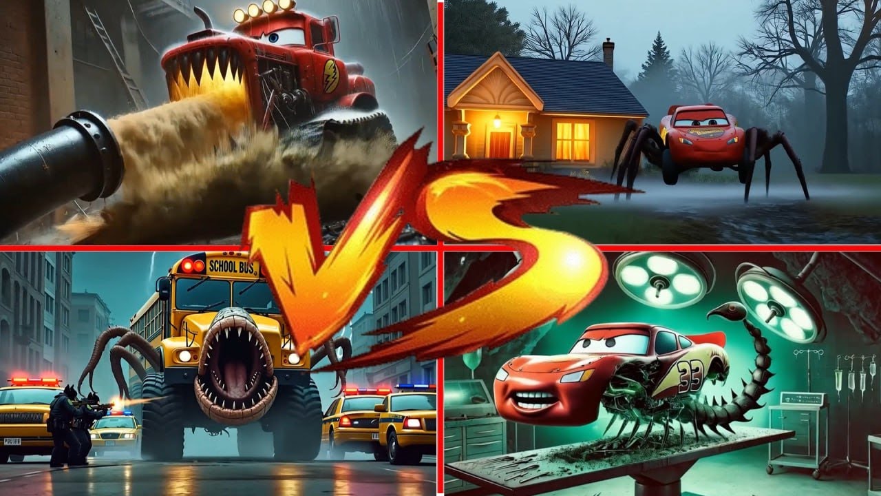 MACK SPIDER VS BRAIN MCQUEEN! 🧠🕷 Ultimate Monster Evolution Battle