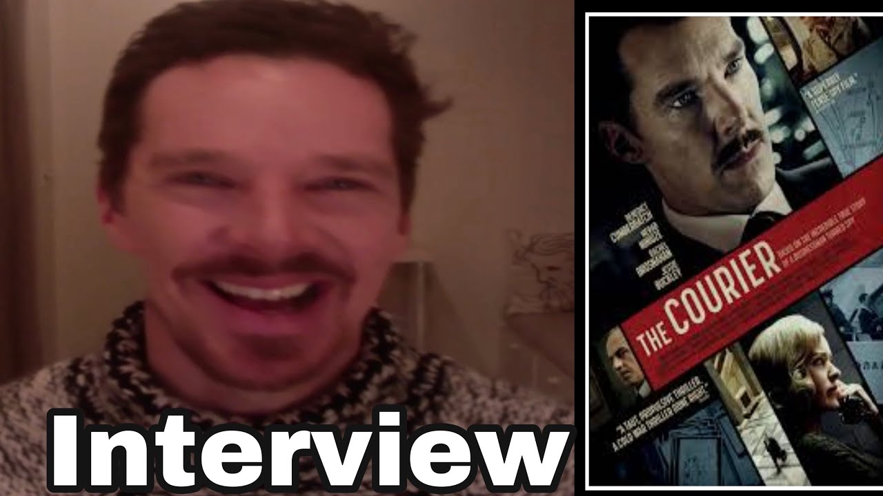 BENEDICT CUMBERBATCH (NEW!) on making 'French lesson' progress & challenging himself in THE COURIER