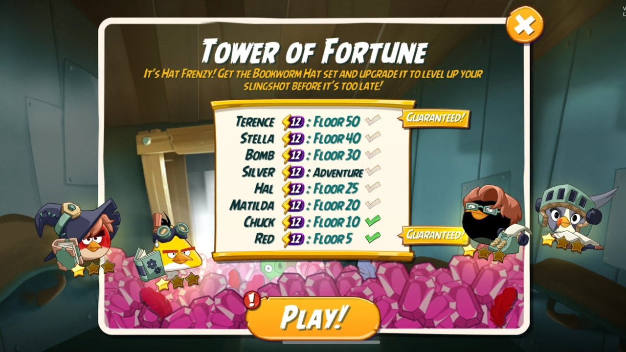 Tower Of Fortune || Daily Challenge gameplay - Angry Birds 2 