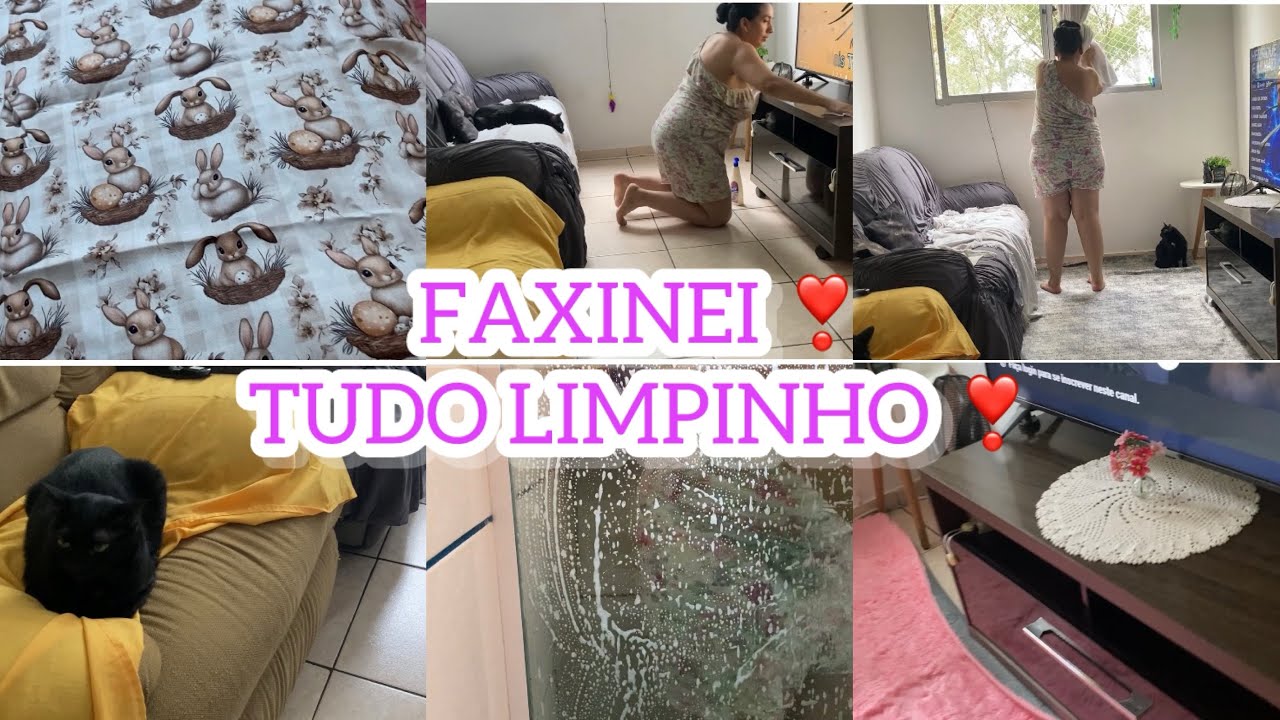 FAXINA NO BANHEIRO E SALA❣️💖❣️
