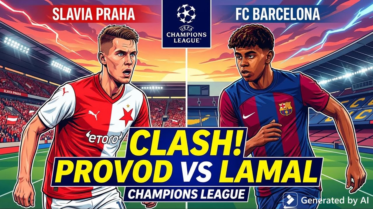 Slavia Praha vs Barcelona Champions League Clash. Can Slavia Praha pull off a crazy upset?