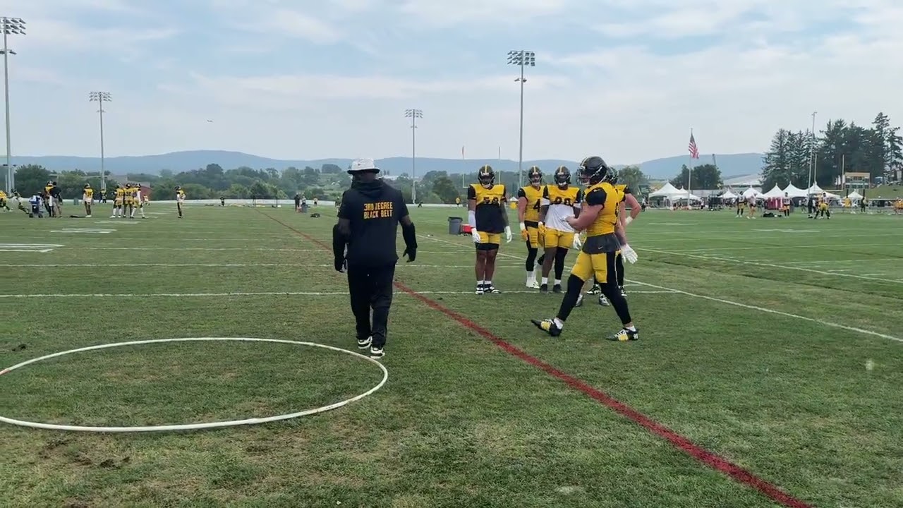 Jack Sawyer Shows Off Speed, Power | Steelers Sights & Sounds