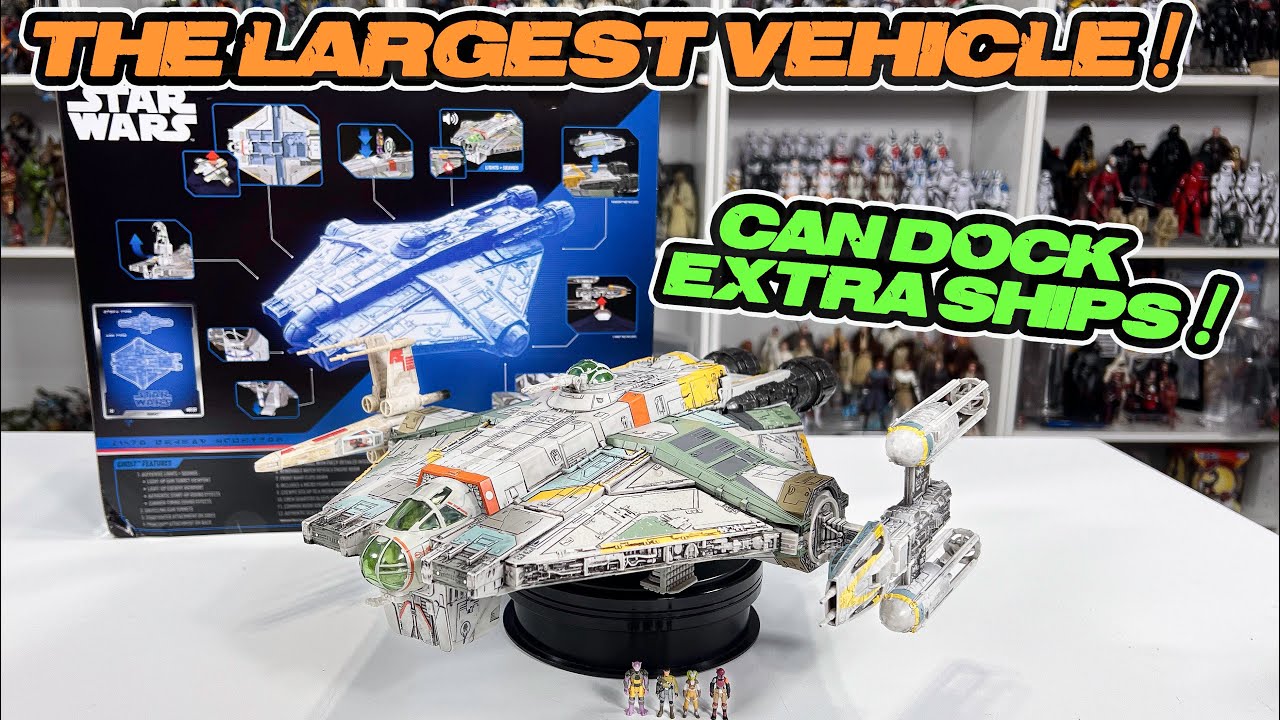 Распаковка и обзор GHOST Micro Galaxy Squadron! Звёздные войны: Повстанцы
