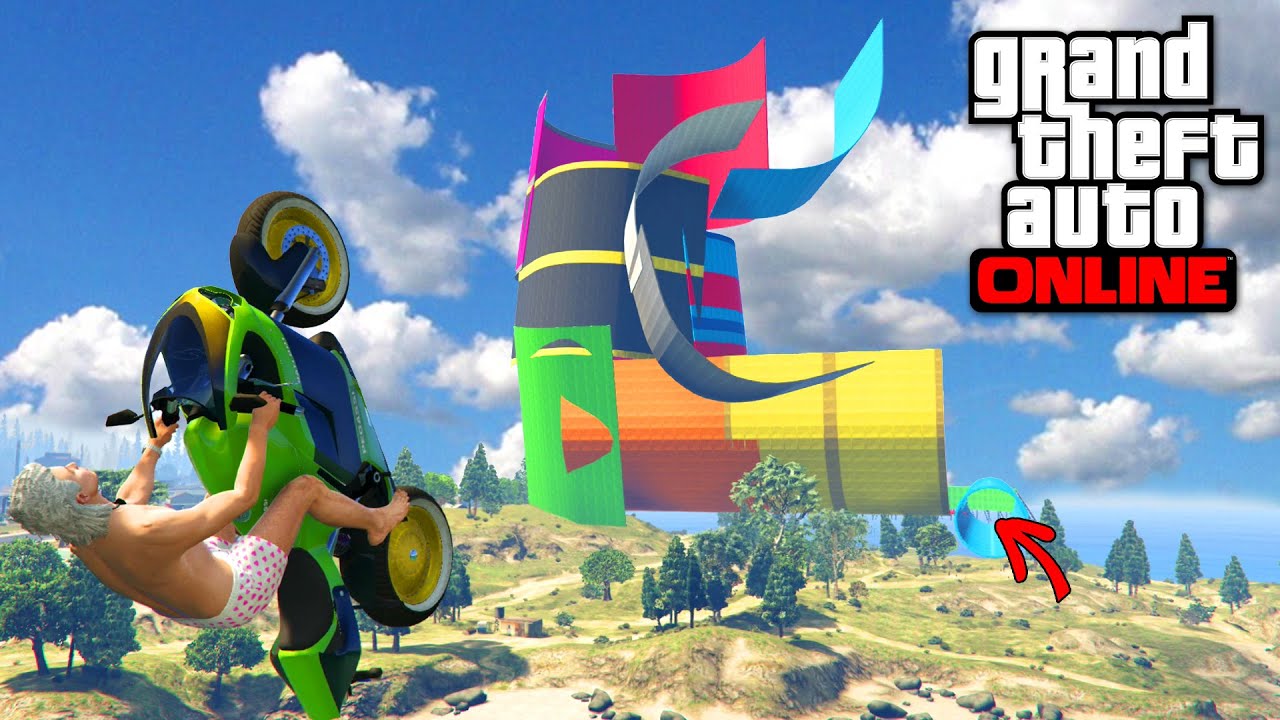 LE TROU PARKOUR MOTO - GTA 5 ONLINE