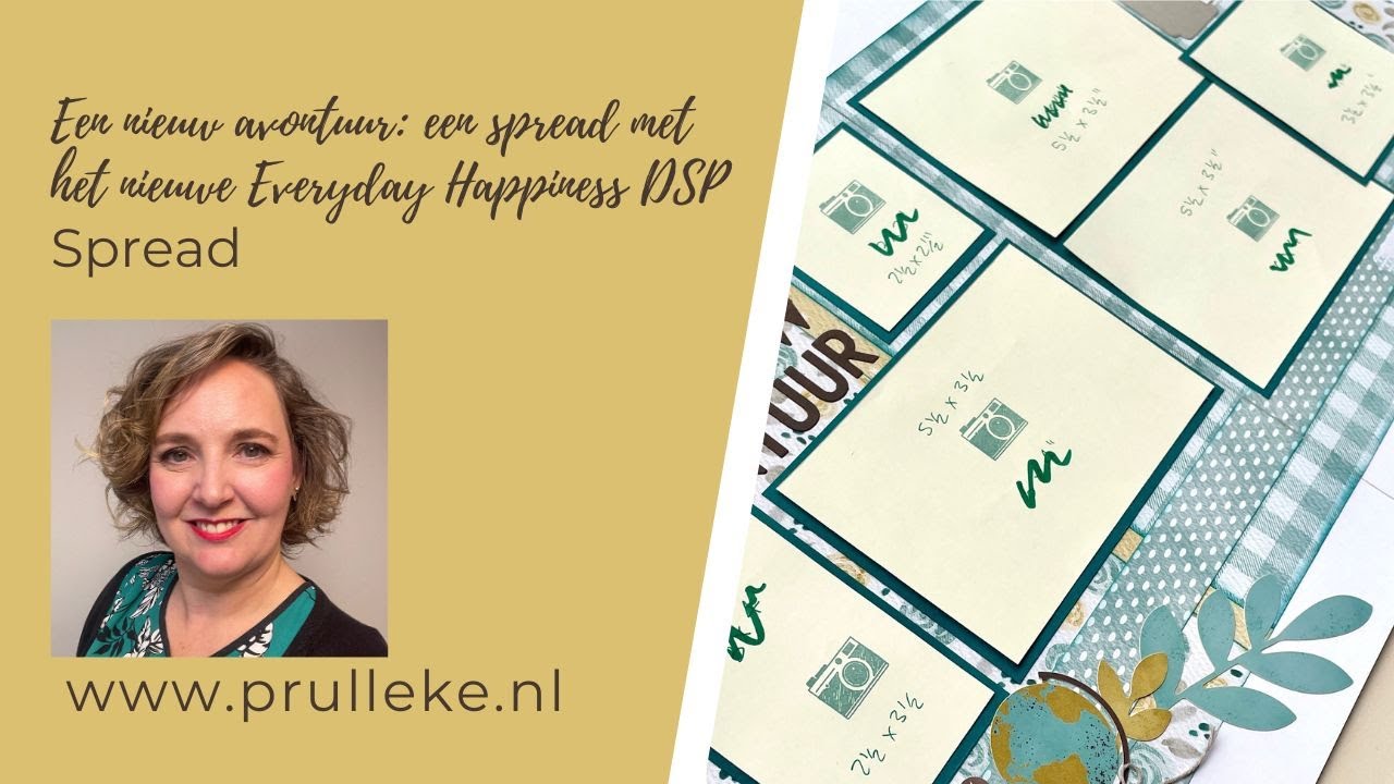Een nieuw avontuur: een spread met het nieuwe Everyday Happiness DSP Spread