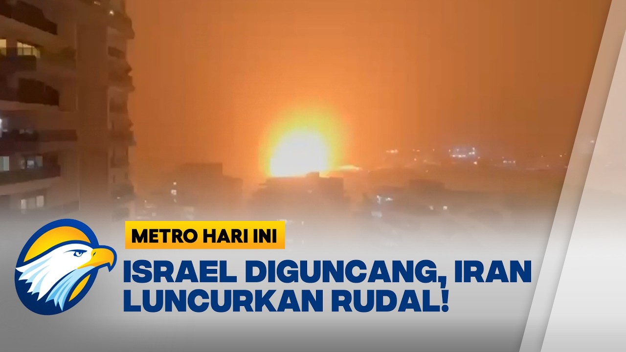 Ledakan Besar! Rudal Iran Hantam Israel - [Metro Hari Ini]