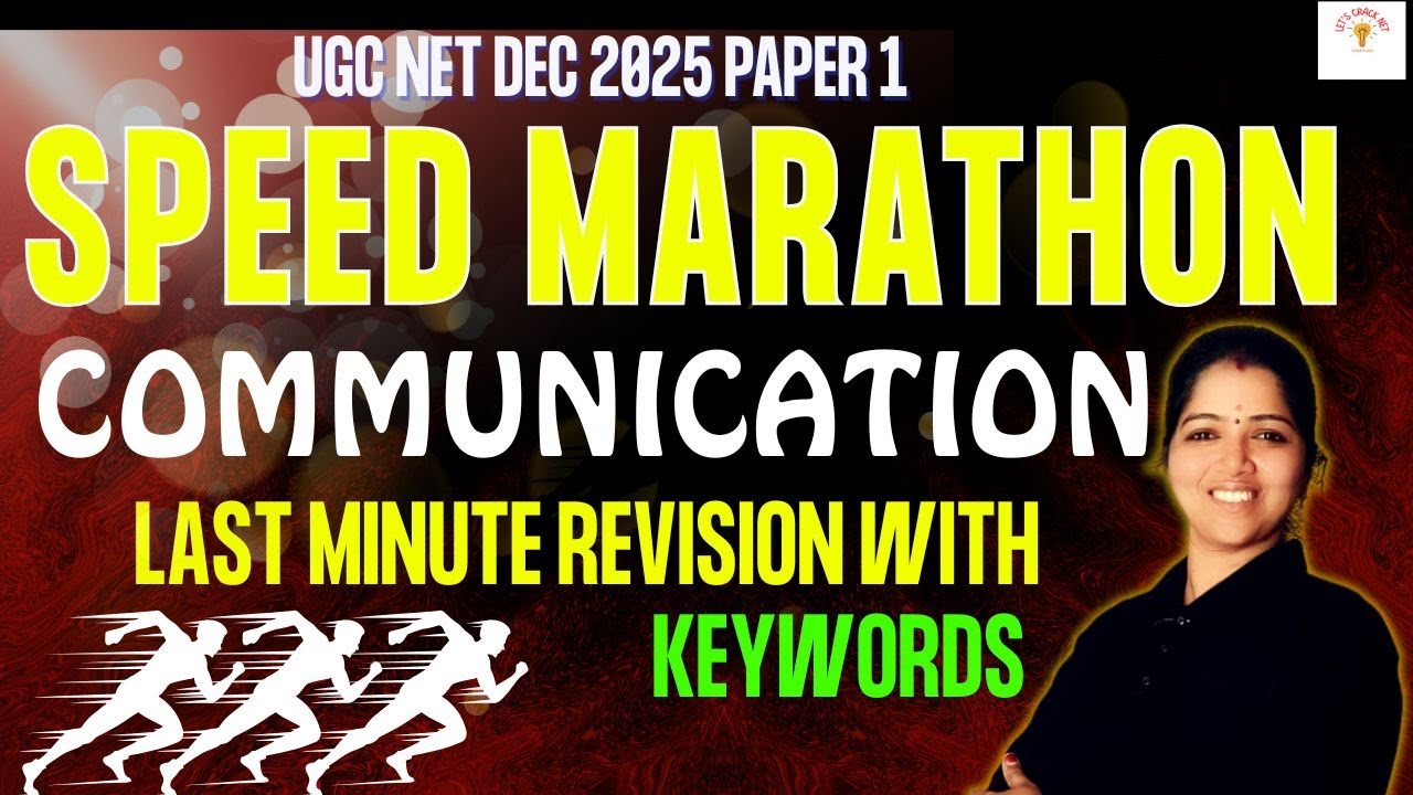 UGC NET Paper 1 Communication in 1 Shot | Speed Marathon | Sure-Shot Revision