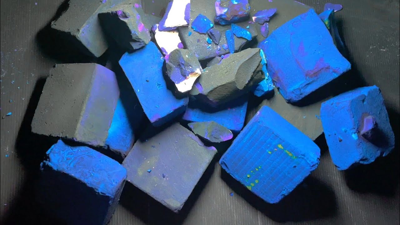 7K CELEBRATION POST 💖✨~ Best Dusty Soft Dyed Gym Chalk Blocks Crush ASMR~ variety creators #gymchalk