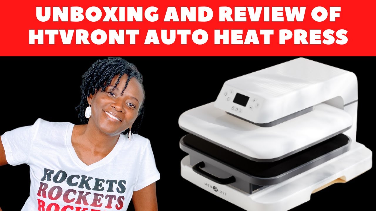 UNBOXING AND REVIEW OF THE HTVRONT AUTO HEAT PRESS