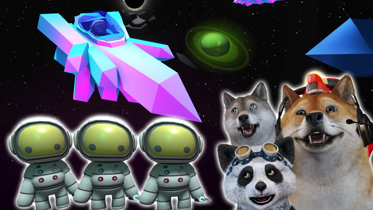 Trio Kocak Mencari Pesawat Rahasia Di BlackHole! - Wobbly Life Indonesia