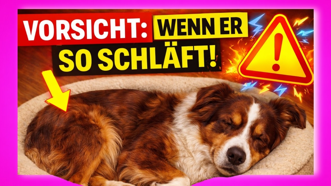 ⚠️ So schläft dein Hund – darauf solltest du achten