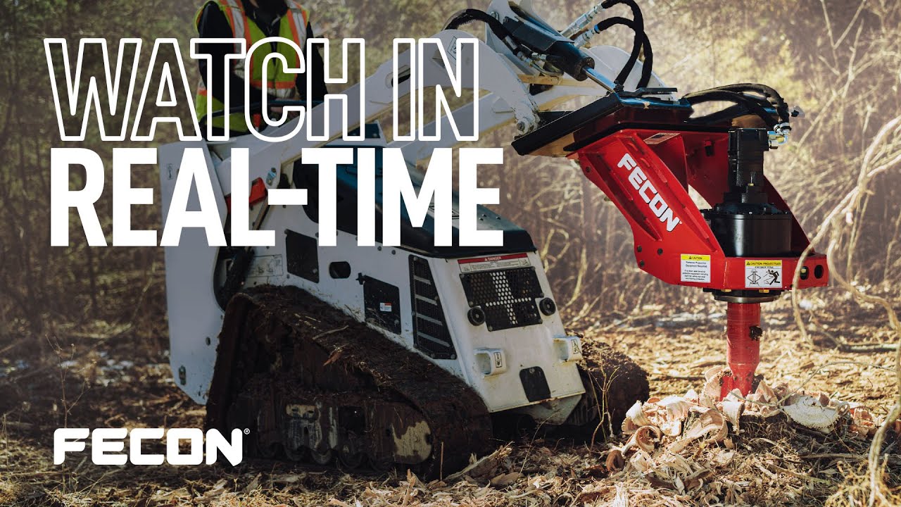 Compact Stumpex® Real-Time Stump Mulch | Mini-Skid Stump Grinder