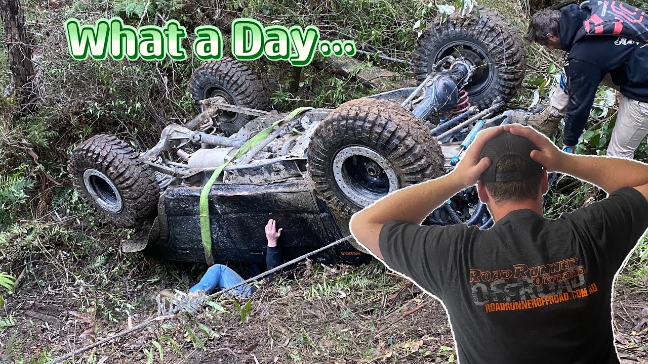 We Take On INSANE Tracks In The Winch Trucks | Rollovers and Broken Bits