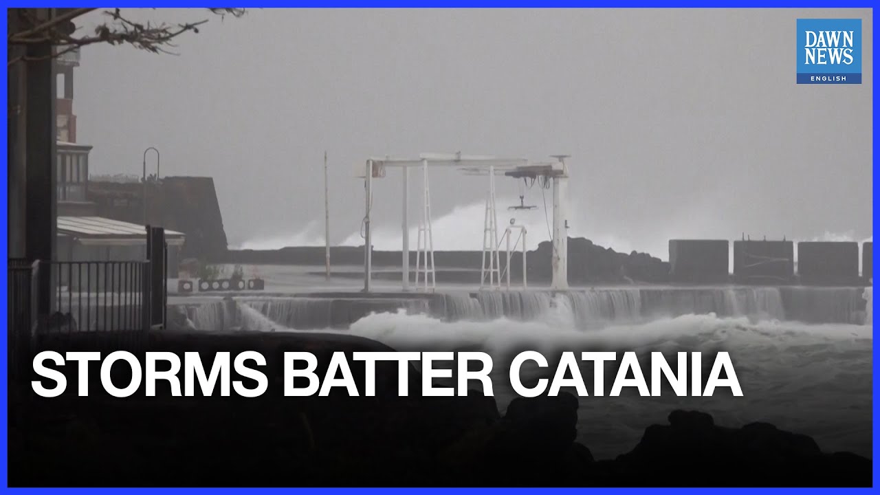 Storms Batter Catania As Sicily Hit By Red Alert, Port Damage And School Closures