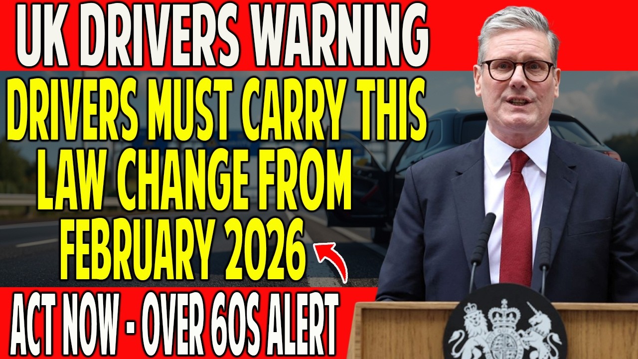 🚨 UK Drivers Over 60: What You Must Carry in Your Car From February 2026