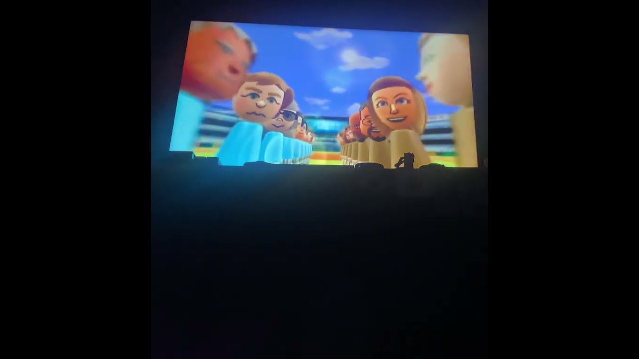 Wii sports baseball Antoinette vs Jessie