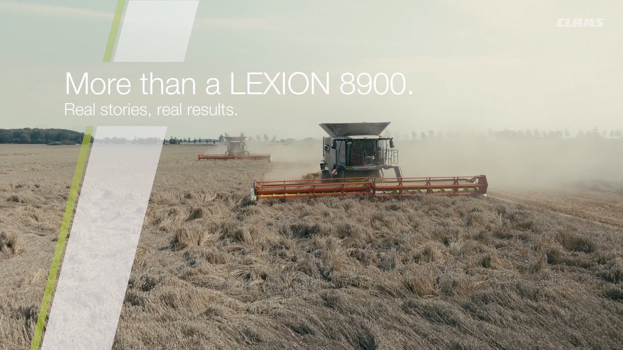 CLAAS | Achieve maximum harvest efficiency with CLAAS LEXION 8900 and 770. Testimonial Germany.