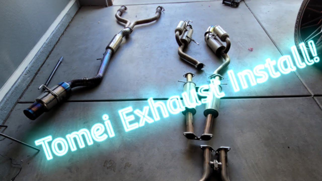 Tomei Exhaust Install on Nissan 370z + AAM HFC | POV