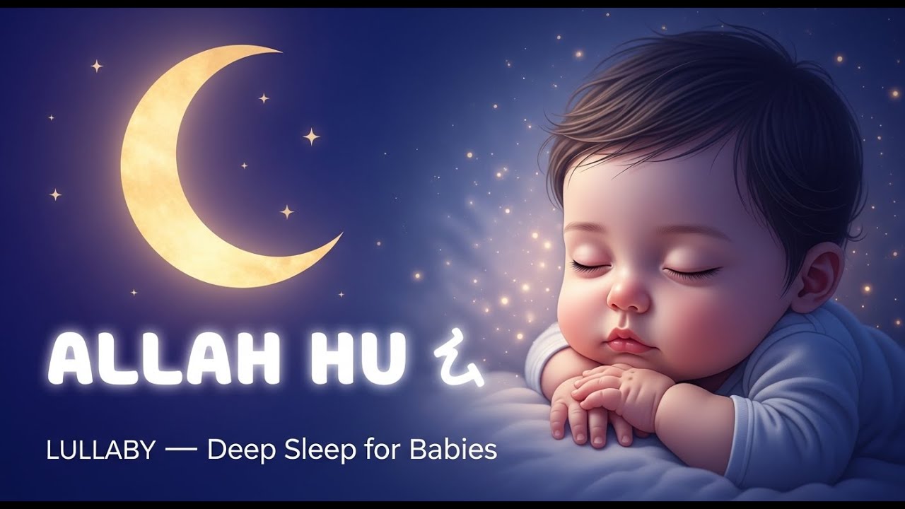 Allah Hu Lullaby 🌙  Peaceful Islamic Sleep Song for Babies & Kids  Muslim Bedtime Nasheed