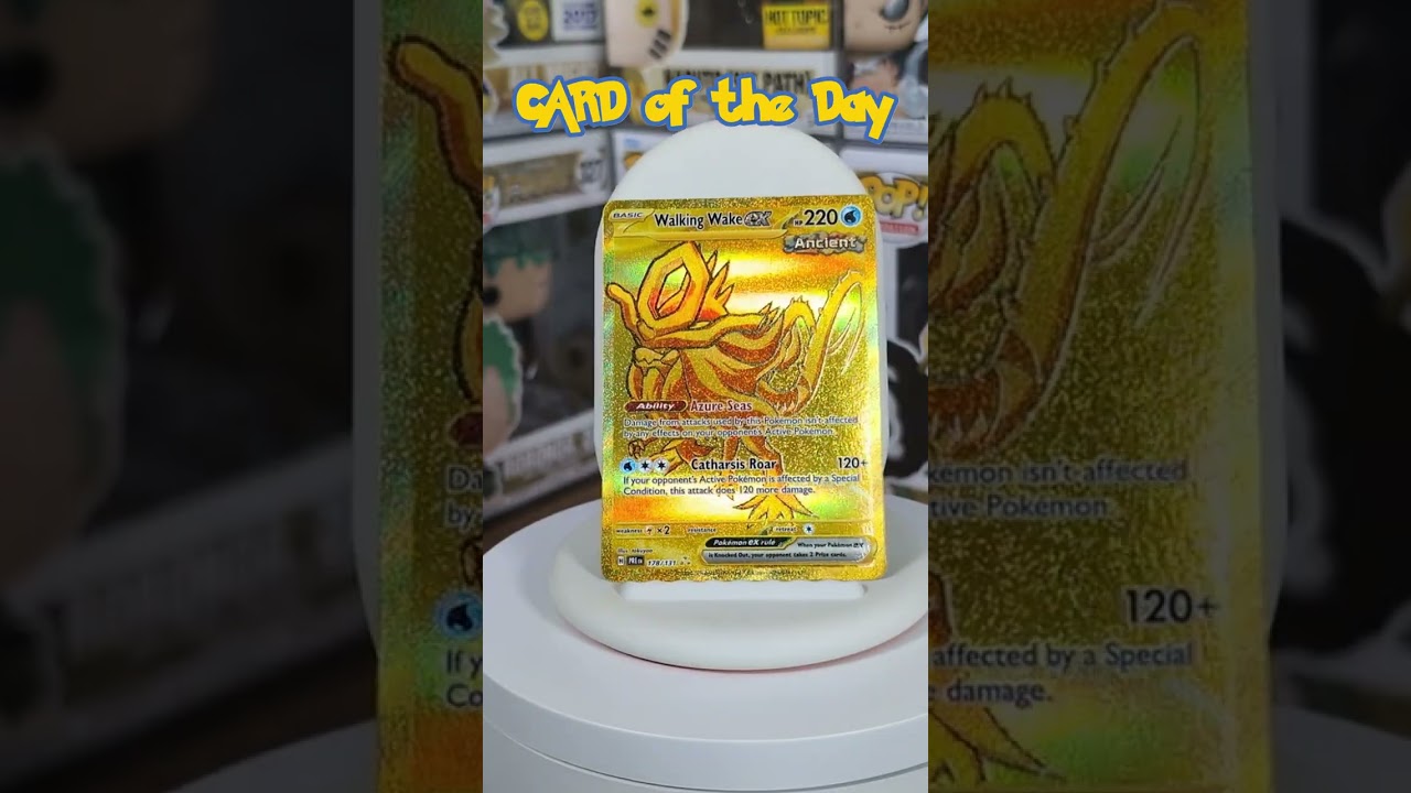 Card of the Day Walking Wake ex 178 Prismatic Evolutions #pokemon #collectiblecards #rarepokemon
