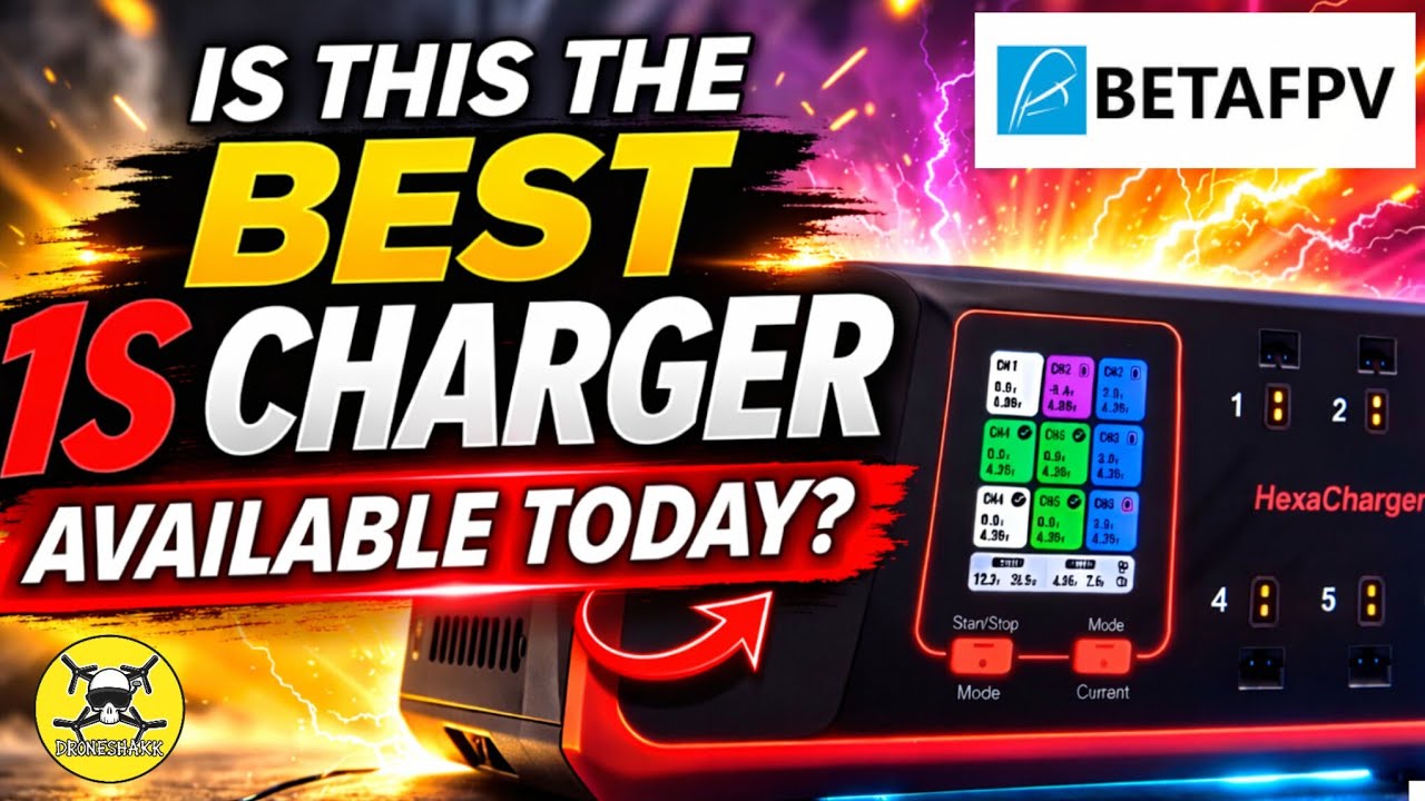 The best 1s lipo charger ? The HeaxCharger from betafpv a 1s smart charger for fpv whoops & drones.