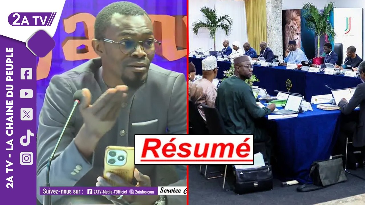 Conseil des ministres du Mercredi 18 Fév: le résumé de Serigne NIANG