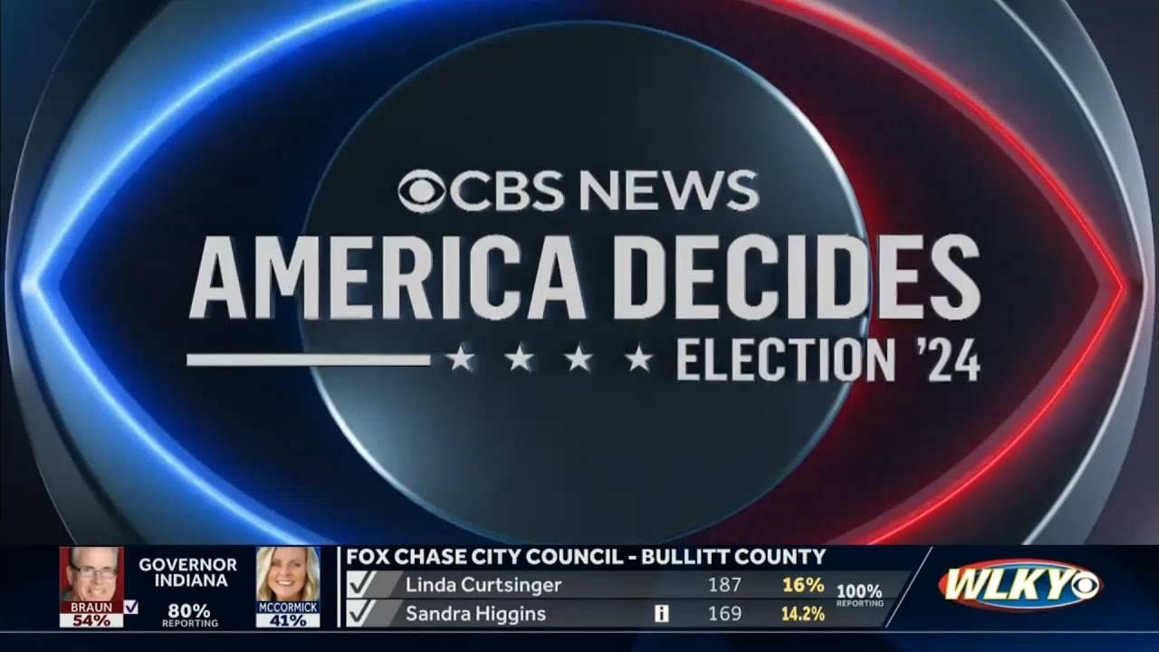CBS/WLKY's 2024 Election Night Coverage - 7pm to 2am [No Commercials]