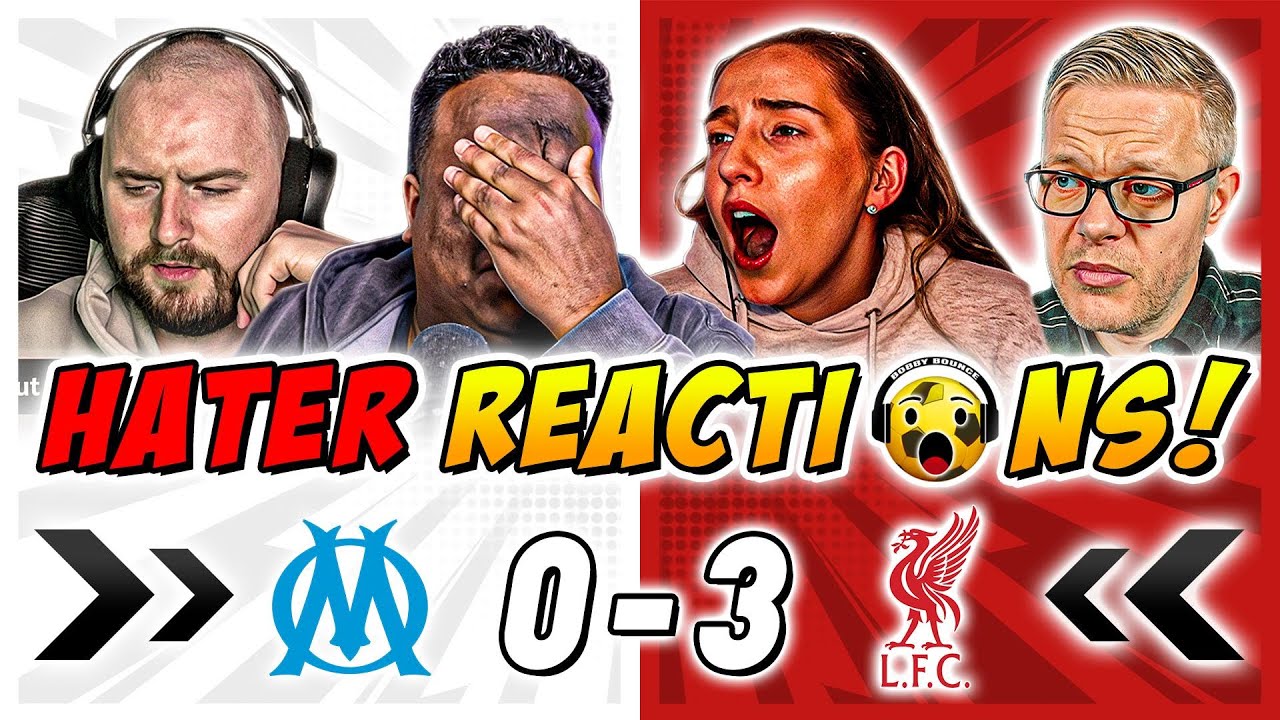Liverpool's Rivals & Haters TIMEWASTED 😴 Reactions to Marseille 0-3 Liverpool | Champions League Fan