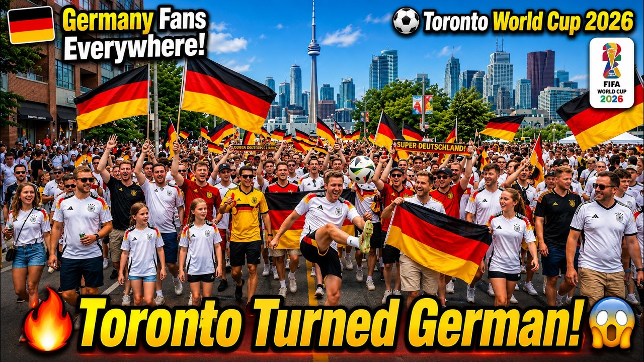 Germany Football Fans Massive March! 🇩🇪 | World Cup Celebration Streets To Stadium