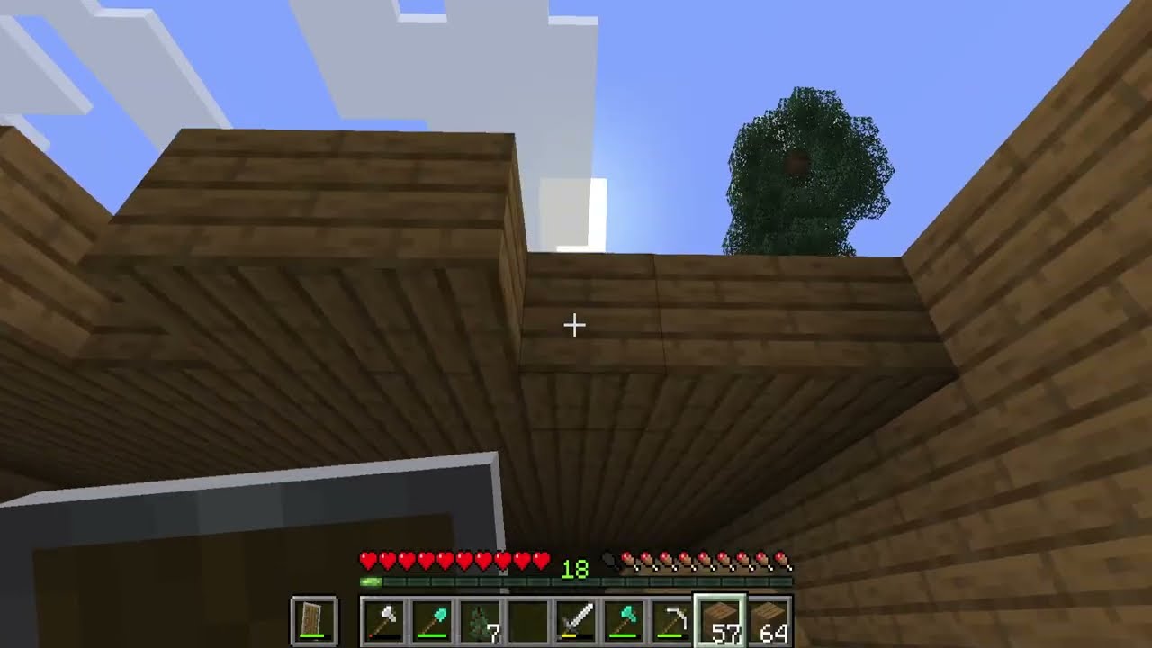 je commence la salle des coffre  , survie minecraft jour 13 #minecraft #survie #video