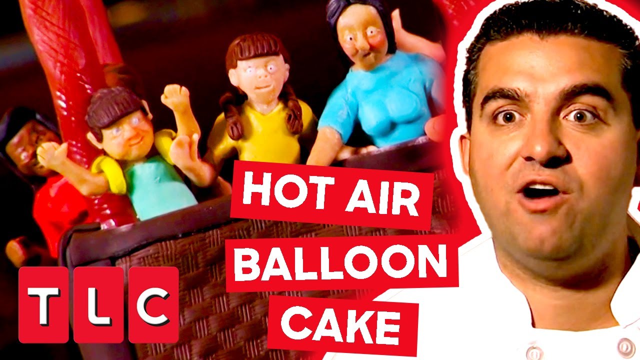 Buddy Bakes A Hot Air Balloon Cake For Make A Wish Foundation! | Cake boss