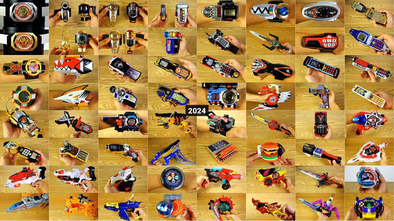 スーパー戦隊の赤いと番外戦士 変身集 2024! ジュウレンジャー - ブンブンジャー Red and 6th Ranger Henshin! Zyuranger - BoonBoomger