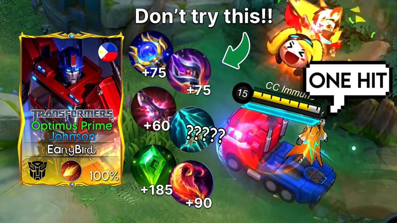 JS 100% BROKEN BUILD FOR SQUISHY HEROES 😱 (Dont TRY THIS) | 1 HIT BUILD! ~ Mobile Legends: Bang Bang