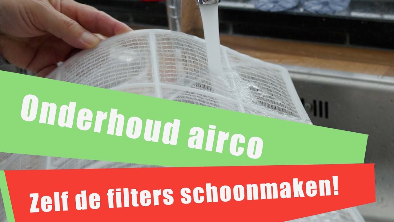 51 Airco onderhoud. Filters schoonmaken.