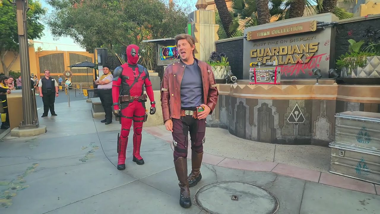 8/23/2024: Disney California Adventure Park - Guardians of the Galaxy: Awesome Dance Off w/ DEADPOOL
