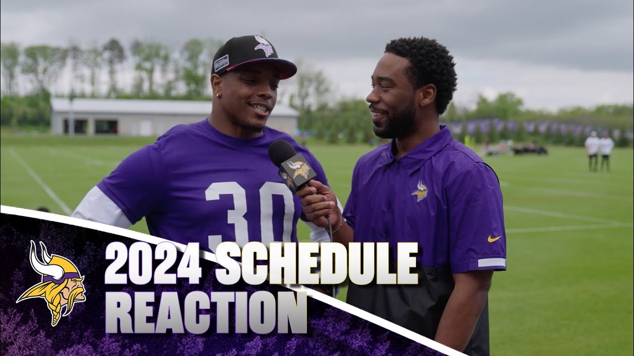 C.J. Ham Reacts to Vikings 2024 Schedule & Week 5 Against the Jets in London