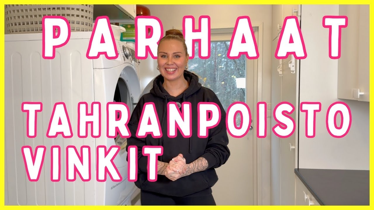 ✨ Parhaat pyykinpesuvinkit & tahranpoistokikat – Säästä aikaa ja vaatteita! ✨