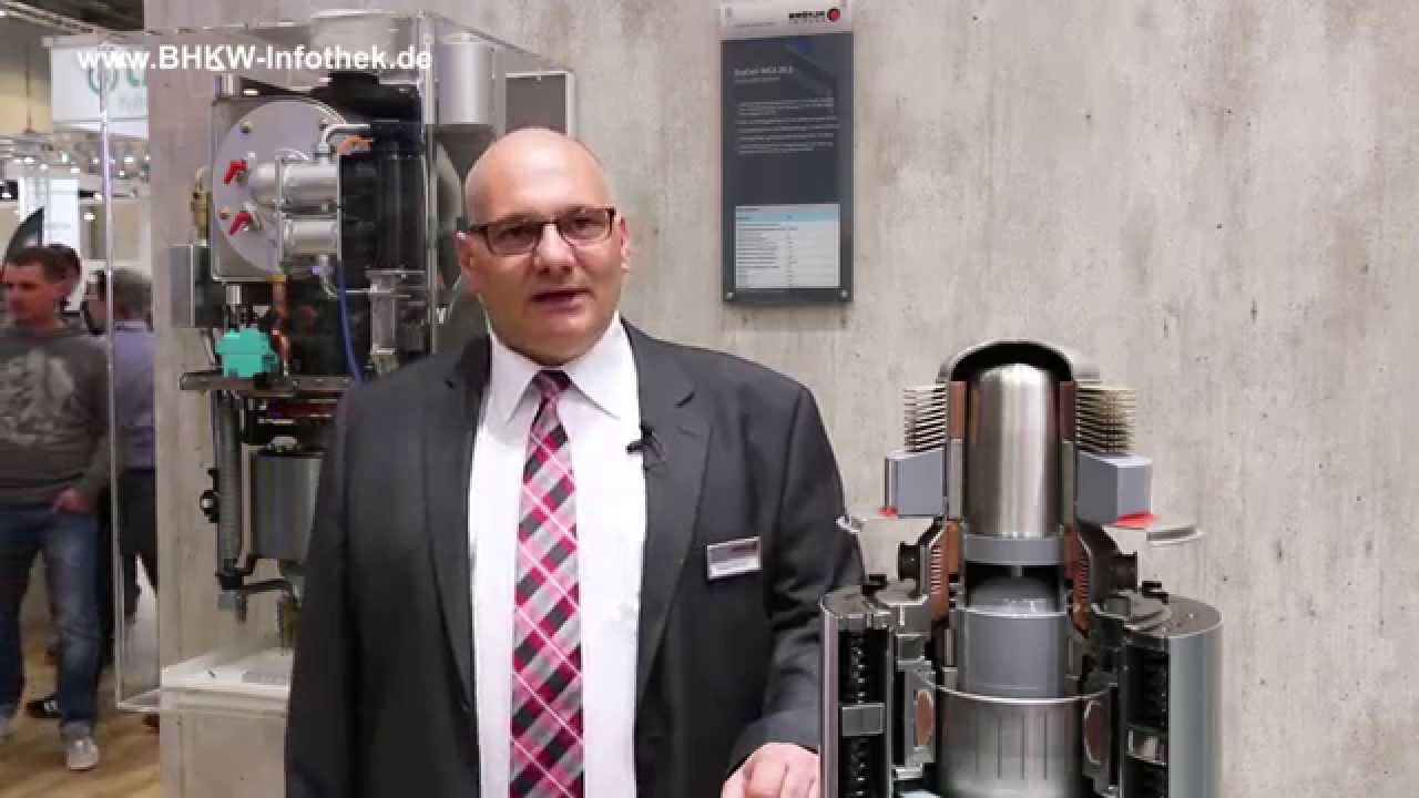 Brötje EcoGen WGS 20.1 KWK-Wandtherme mit Microgen Stirlingmotor [SHK Essen 2014]