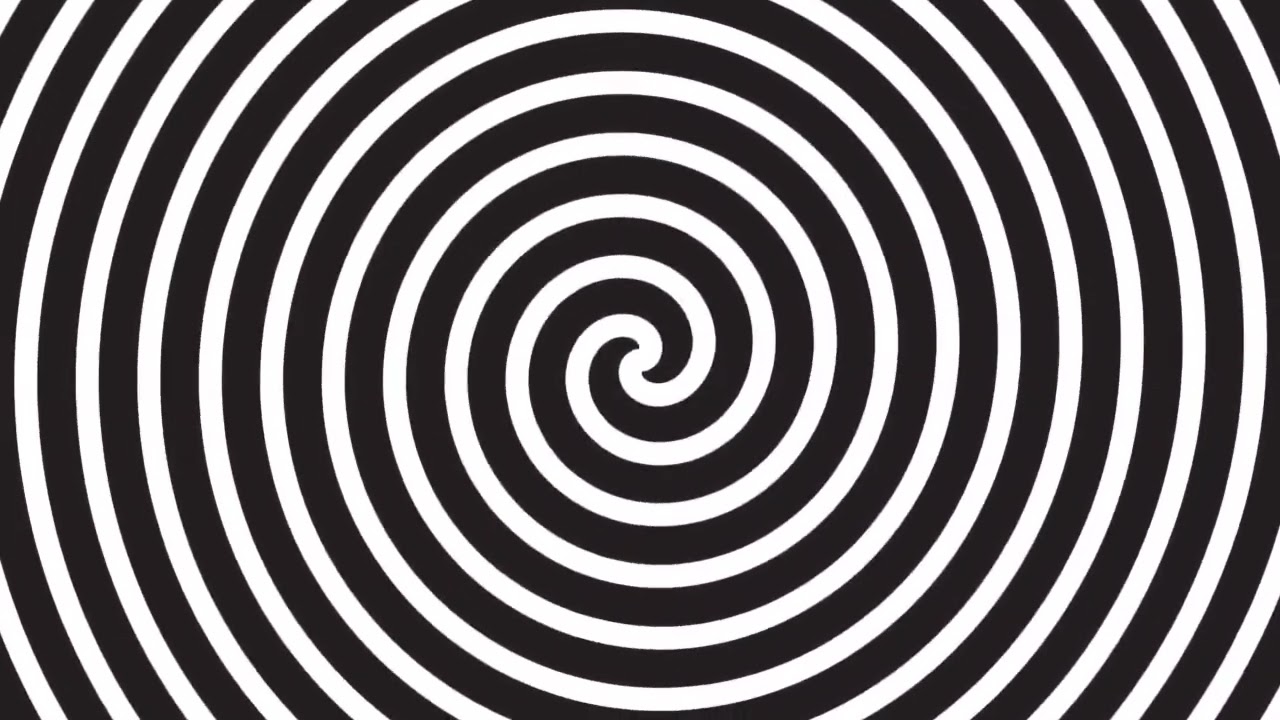 🌀 10 Hours of Hypnotic Spiral Animation (Black & White Loop)