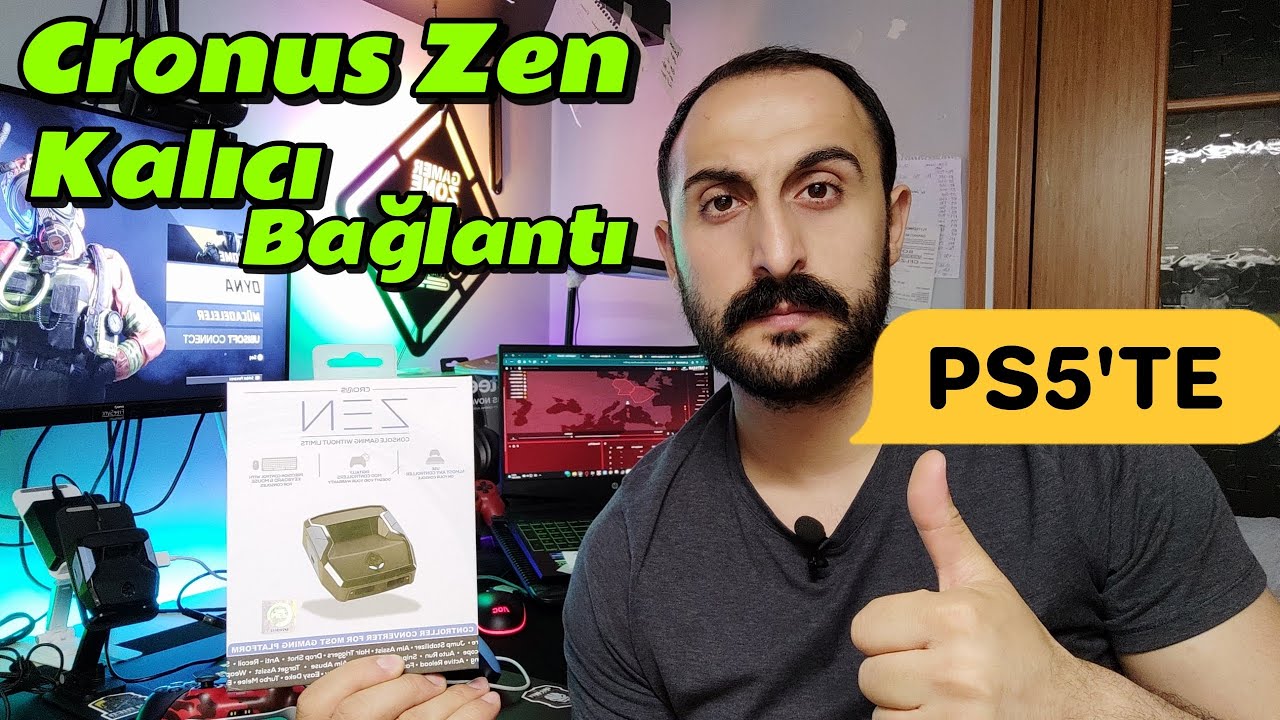 PS5 CRONUS ZEN KALICI BAĞLANTI REHBERİ - PS5'TE BESAVİOR CONTROLLER - BİZİMPS