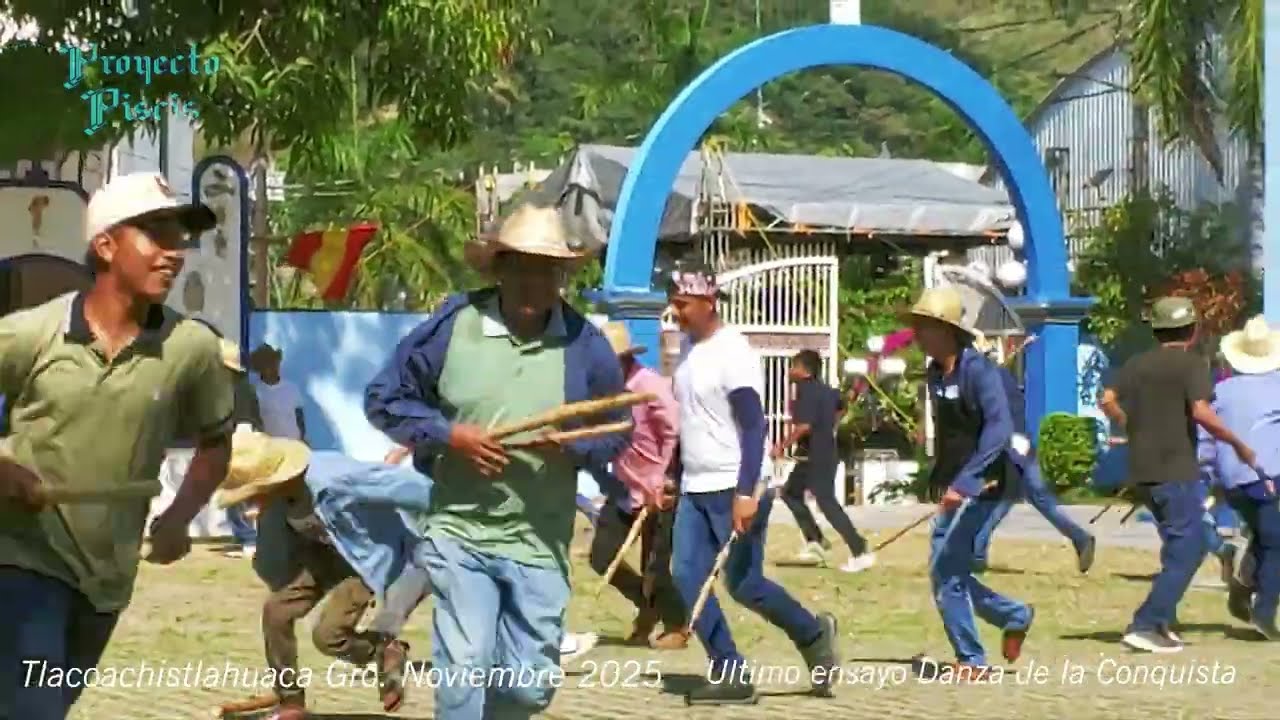 Ultimo ensayo, Danza la Conquista, Tlacoachistlahuaca, Gro. 2025